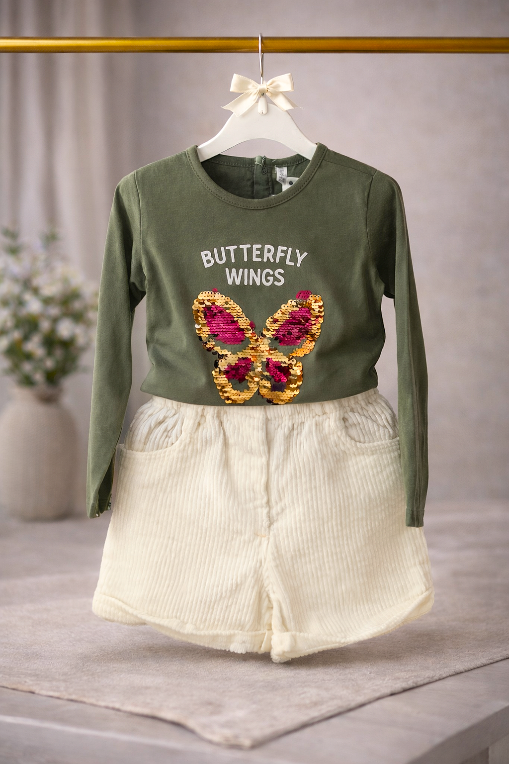 Ensemble bébé fillette. Marque : idexe