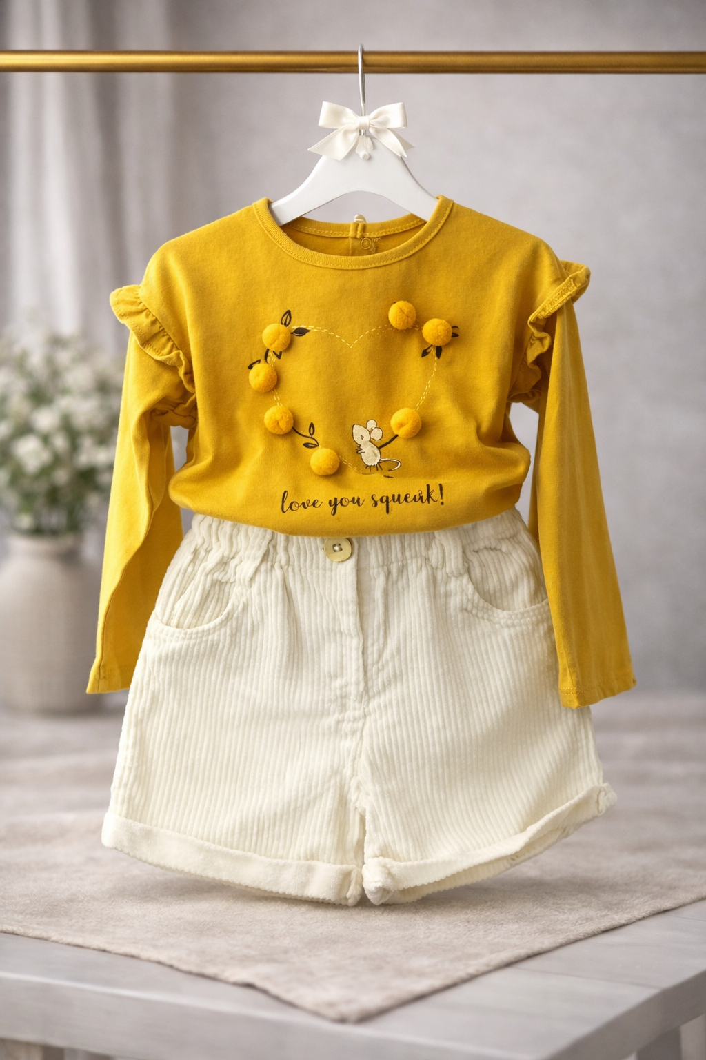Ensemble bébé fillette. Marque : idexe