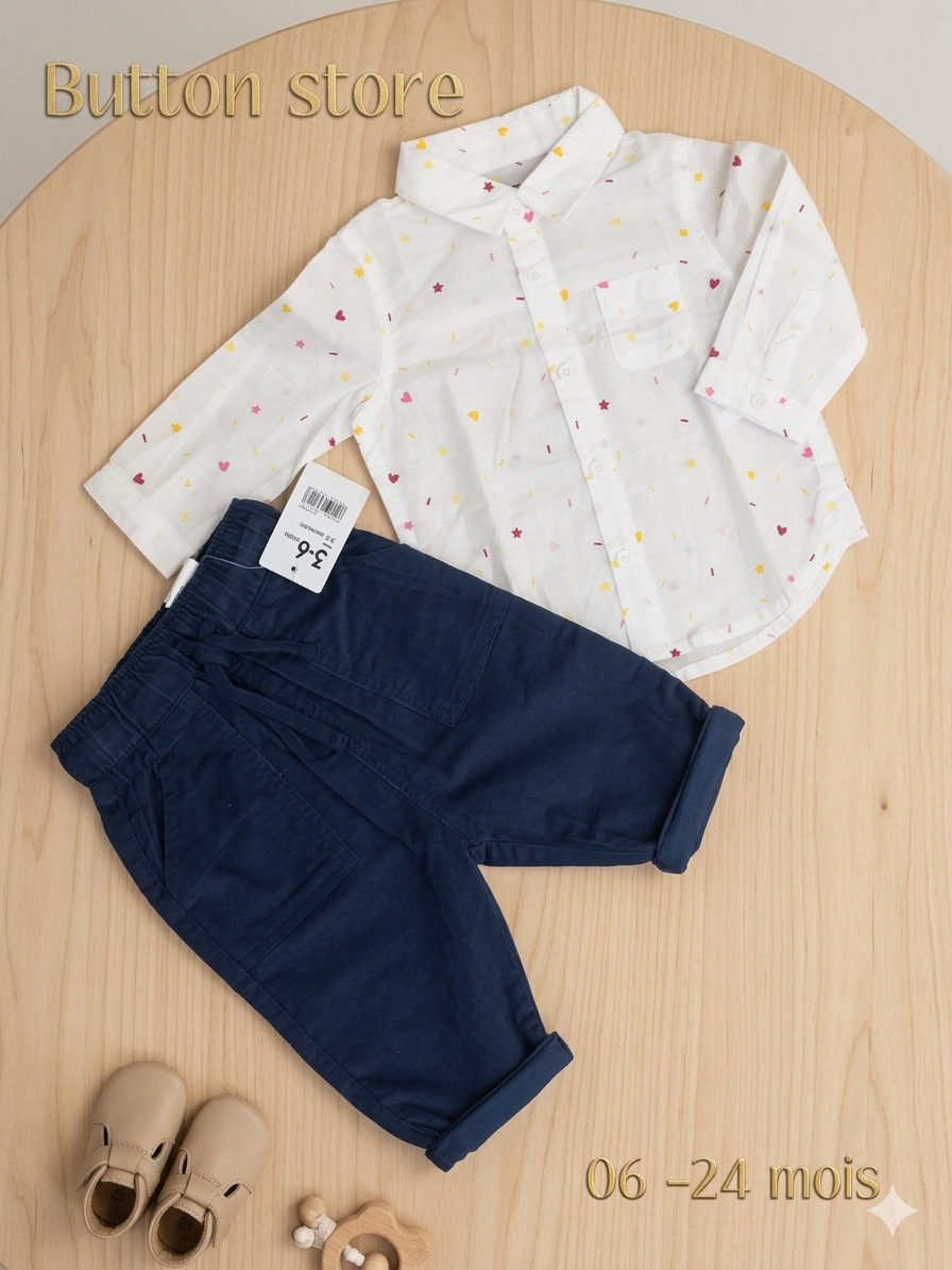 Ensemble bébé garçon 2 pieces