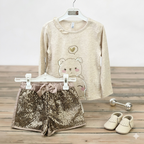 Ensemble bébé fillette. Marque : idexe