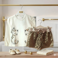 Ensemble bébé fillette. Marque : idexe