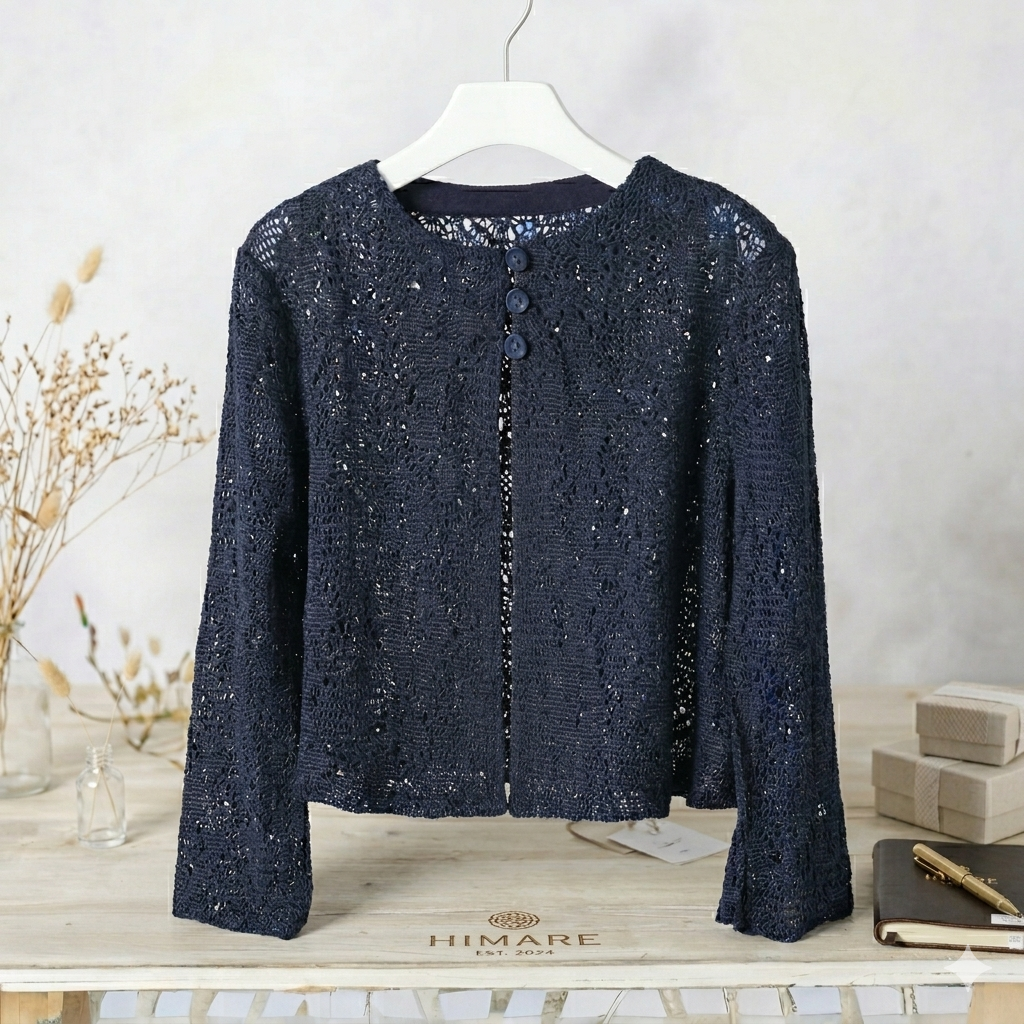 Cardigan crochet pour fille