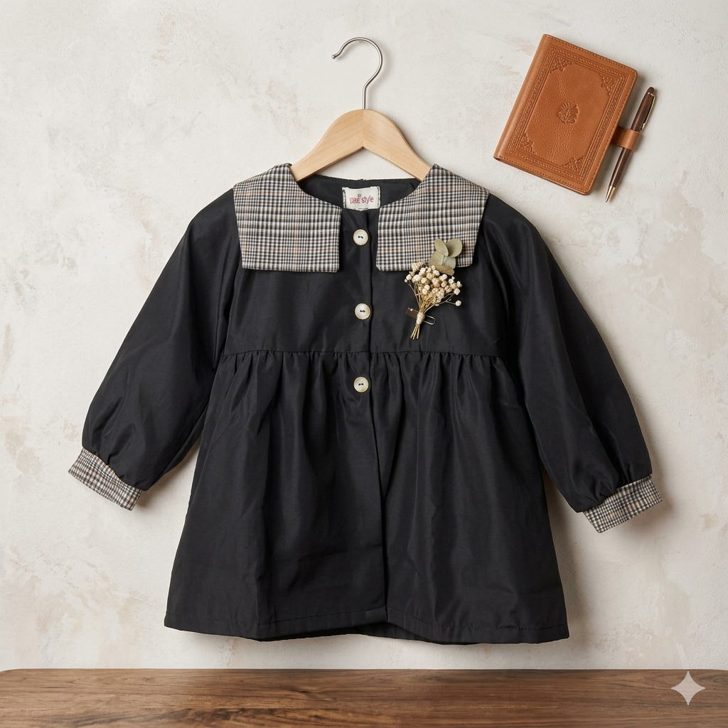 Trench coat style robe