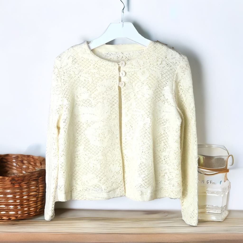 Cardigan crochet pour fille