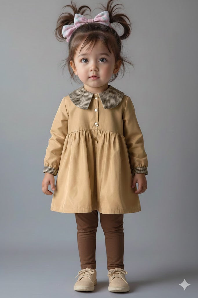 Trench coat style robe