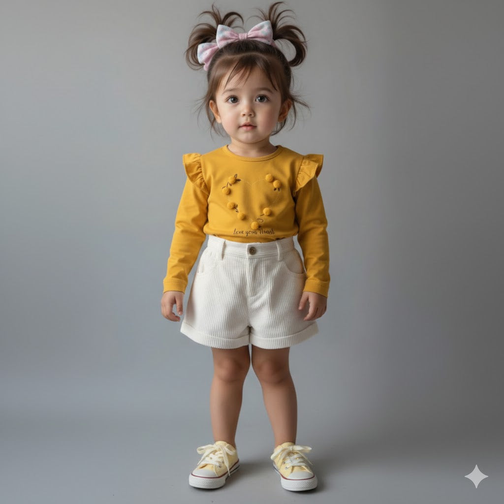 Ensemble bébé fillette. Marque : idexe